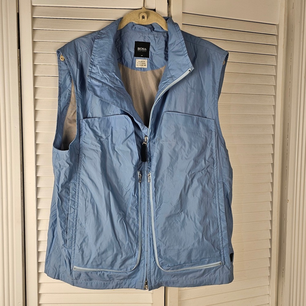BOSS Hugo Boss Golf Mens Blue Sligo Vest‎ 50 Large